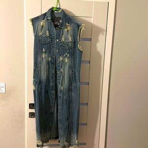 Harmless demin jacket, size small. Color blue.